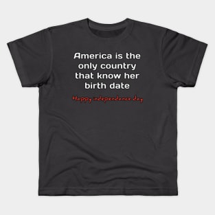 Happy independance day Kids T-Shirt